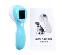 Zerodis Thermomètre Frontal Thermomètre Numérique pour Animaux de Compagnie Thermomètre Infrarouge sans Haute Précision 3 en 1 Thermomètre pour Animaux de Compagnie Chats