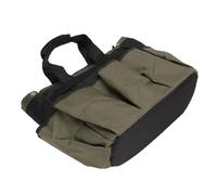 Zerodis Tool Outils de Jardin Sac à Outils de Jardin Organisateur Plusieurs Compartiments 600d Oxford Tissu Splash Proof PE Board Bottor Lightweight Portable Green Tote Sac avec 30,5x15.2x30.5 Cm pour