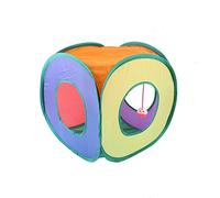 Zerodis Toys de Chaton de Chat 15pcs Fixés pour Les Chats Intérieurs, la de Plume Interactive, avec Un Tunnel de Tente Arc-en-Ciel, Une Boule de Cloche, Une Boule en Peluche, et Plus Encore, Garder