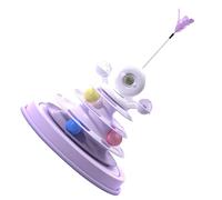 Zerodis Toys de la à Balle pour Animaux de Compagnie avec Un Jeu de Plate-Forme de Montre à 4 Couches, Plusieurs Couches pour Un Plus Grand Intérêt et Une Plus Passion, Bonne pour la santé des