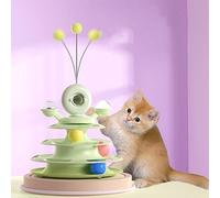 Zerodis Toys de la à Balle pour Animaux de Compagnie avec Un Jeu de Plate-Forme de Montre à 4 Couches, Plusieurs Couches pour Un Plus Grand Intérêt et Une Plus Passion, Bonne pour la santé des