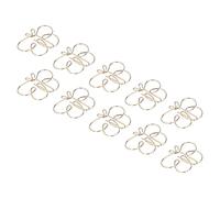 Zerodis Trombones Dorés, Matériau Métallique, Petits Trombones Antirouille pour Usage au Bureau et à la Maison, Idéaux pour la Classification de Fichiers et le Signet