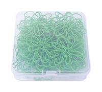 Zerodis Trombones en Forme de Fleur 50 Pièces Pinces de Signet en Métal pour l'organisation de Fichiers de Bureau Pinces Décoratives pour Mini Planificateur Porte-mémo Trombone à Fleurs Vertes