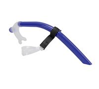 Zerodis Tuba de Natation avec Attelle de Tête Réglable, Tube Respiratoire en Silicone, Traînée Réduite, Rose, pour la Natation sur Les Genoux, la Plongée, l'entraînement en Apnée (Bleu Royal)