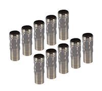 Zerodis Tube Support de Lampe Bougie E14, Accessoires d'éclairage en Fer, Longueur 80mm pour Lustres en Cristal et Projets de Bricolage (Bronze)