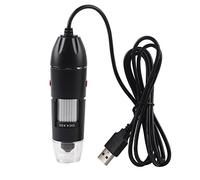 Zerodis USB Electronic Microscope 500x Digital Magnifier Handheld Endoscope Caméra avec 8 Lumières LED Porte-Traits pour Ordinateur de Bijoux PCB