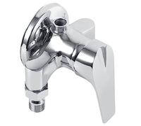 Zerodis Vanne de Mélange, Filetage Mâle G1/2", Cuivre et Matière Plastique, Vanne de Commande de Mélangeur d'eau Chaude et Froide, Conception de Poignée Ergonomique pour Douche de Salle de Bain