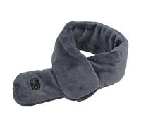 Zerodis Vêtements de Ski Écharpe Chauffante en Polyester à Température Réglable de 25F à 113F avec Massage à 3 Niveaux pour une Utilisation en Extérieur Écharpe Chauffante électrique (GRAY)