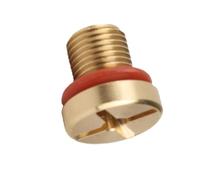 Zerodis Vis de Vidange de Purgeur de Liquide de Refroidissement de Radiateur, Remplacement en Laiton avec Joint Torique en Caoutchouc usiné CNC, Convient pour la Réparation du Système de