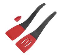 Zerodis Voici la Traduction Directe en Français : 3 en 1 Pinces de (rouge | Grillade, Cuisson, Anti-Rayures, Résistance à la Température, Facile à Nettoyer, Compatible Lave-Vaisselle, pour Service de