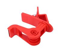 Zerodis Wrap Buddies Cadeau de Table, Distributeur de Ruban Adhésif de Bureau pour les Projets de Vacances, L'artisanat, le Bureau à Domicile, Conception de Pince de Table Rotative à (rouge)