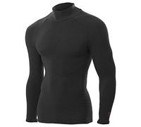 ZEROFIT Heat Rub Ultimate Maillot de Corps col Montant pour Homme Noir Taille L