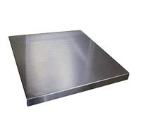 ZeroInox Planche à découper en Acier Inoxydable différentes mesures pour protéger Le Plan de la Cuisine **Professionnelle** Finition Scotch Brite, 60 X 40 X PIEGA 3 CM