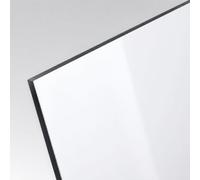 ZeroInox ZOIMANIA - Protection anti-éclaboussures en Dibond - Composite d'aluminium 3 mm - Couleur blanc brillant - Dimensions 40 x 50 cm