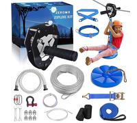 ZEROMX Kit tyrolienne pour enfants et adultes