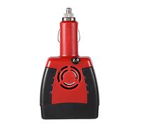 Zerone 150W Onduleur de Voiture, DC 12V à 220V Convertisseur de Voiture Chargeur de Chargeur 2.1A USB Ports de Charge Ordinateur Portable Mobile