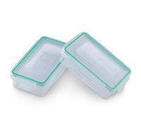 Zerone 2 Pcs Pratique Batteries Titulaire Boîte De Rangement Dur Étui en Plastique Résistant À l'usure Étanche Batterie Boîtes De Rangement Titulaire Protecteur Couverture
