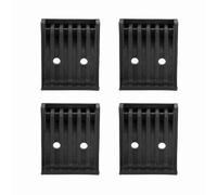 Zerone 4 Pièces ABS Moto Noir Mâchoire Intérieure Clips Changeur de Pneu Machine Garde pour Changeur de Pneu/réparation