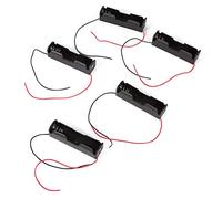 Zerone 5 pcs Plastique Ressort Pince Batterie Support boîte de Rangement pour 1 x Batterie avec Fils conducteurs Rechargeables