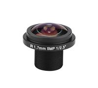 Zerone 5MP Fisheye CCTV Caméra Objectif M12 × 0,5 185 ° Objectif de Sécurité à Distance Focale Grand-Angulaire 1.7mm pour Caméra Fisheye