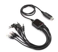Zerone 8 en 1 USB câble de Programmation Multifonctionnel Compatible pour Talkie-walkie/QuanSheng/HYT/Motorola/YAESU/Radio