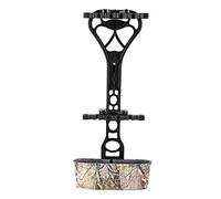 Zerone Archery 6 Arrow Carquois pour Arc à Poulies, Accessoire Léger Noir Tir à l'arc Universel pour Tir à la Chasse à l'arc à Poulies