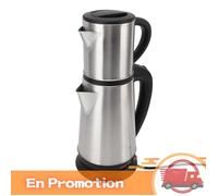 zerone Bouilloire turque électrique Ensemble de bouilloire électrique turque 1L et 2L en electromenager bouilloire Prise UE 220V