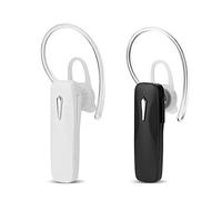 Zerone Casque Bluetooth sans fil M163 avec microphone, annulation du bruit actif, mains libres pour réunions et conduite sûre, compatible avec et Android, batterie 8 heures (blanc)