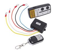 Zerone contrôleur de treuil Télécommande de treuil sans fil DC12V 24V Kit récepteur à distance avec clé pour porte de garage