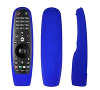 Zerone Coque Protection telecommande Étuis en Silicone Souple de Télécommande pour Smart TV Housse de Protection Anti-Poussière pour AN-MR600 TV Télécommande(Bleu)