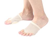 Zerone Coussinets de Chaussures de Danse, 1 Paire de Lanières de Pied 5 Orteils, Semelle Antidérapante, pour Jazz et Ballet, Taille L