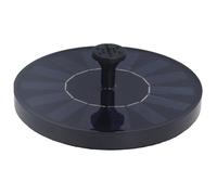 Zerone Fontaine de bassin solaire Fontaine solaire 7V 1.4W 200L/h flux haute efficacité de Conversion fontaine d'eau solaire