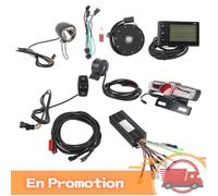 zerone kit de contrôleur de vélo électrique Kit de Conversion de vélo électrique 750W - 1000W, contrôleur 30A, panneau sport pour