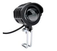 Zerone Klaxon intégré Spotlight Scooter électrique 2 en 1 klaxon de phare 12V-72V lumière de vélo électrique étanche avec