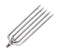 Zerone Lance de pêche 1 pièces en acier inoxydable 5 broches harpon Gig Gaff crochet barbe poisson lance pour matériel de pêche