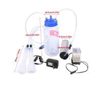 Zerone Machine à traire électrique portative Machine à traire électrique portable 2L avec contrôleur d'impulsion pour vache