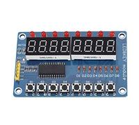 Zerone Module D'affichage À LED De Digital De Module De LED De 8 Bits De Puce De Tm1638 8 Clés pour Le Bras D'avr