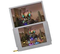 Zerone Nouveau Remplacement pour ¨¦Cran LCD 2DS Partie ¨¦Rieure et inf¨¦Rieure de Remplacement pour 2DS,GPS, viseur et p¨¦riph¨¦riques