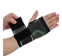 Zerone Orthèse de Poignet Ajustable, Brassard de Protection Sport Bandage Pressurisé de Protège-poignet et Paume avec Ceinture de Pression, Soulage le Tunnel Carpien et la Douleur du Poignet(XL)