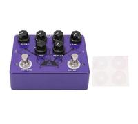 Zerone pédale d'effet de guitare de réverbération Pédale d'effet guitare Reverb Digital Delay 2 en 1 True Bypass Accessoire