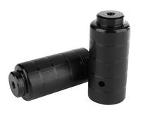 Zerone Piquet de support de pied 1 paire de repose-pieds de vélo Pegs Accessoire de vélo en acier BMX Axle Peg