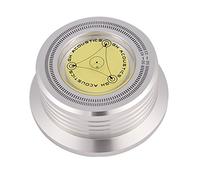 Zerone Platine Stabilisateur Disque en Metal Poids/Clamp HiFi Platine Alliage Aluminium Pince pour Lecteur de Disque Vinyle LP, Argent