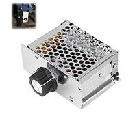 Zerone Régulateur de Tension AC 4000 W Régulateur de Vitesse pour Moteur électrique variateur 220 V, régulateur Vitesse Moteur 220 V pour Moteur à brosses