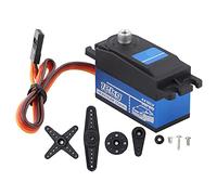 Zerone Servo Numérique pour Voiture RC 1:10, Grand Engrenage en Métal, 12KG, Profil Bas, pour Dérive Télécommandée