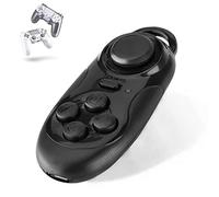 Zerone Télécommande Bluetooth sans Fil pour Manette de Jeu, déclencheur de caméra Selfie, Souris sans Fil, Lunettes de réalité virtuelle, télécommande pour Android, PC, TV Box (Noir)