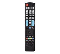 Zerone Télécommande de Rechange pour 60LA620S, 32LM620T, AKB73756504, AKB73275618, AKB73756502 - TV Remote Control - Compatible avec 5 modèles de TV - Portable, Durable, Facile à Utiliser - Noir