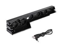 Zerone Ventilateur de Console de Jeu, USB 5 Ventilateurs Super Turbo Contrôleur de Température, Noir, pour Pro