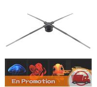 zerone Ventilateur Hologramme 3D 3D Hologram Fan WiFi Real Time Holographic Fan 100cm Bar Aluminium quincaillerie lampe Prise UE