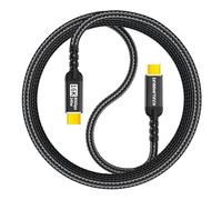 ZeroneTeck Câble USB 4 V2 80 Gbit/s pour Thunderbolt 4/5 de 1 m, bande passante vidéo 120 Gbit/s [double 8K ou triple 4K], charge 240 W, câble de données USB C haute vitesse compatible avec eGPU, SSD