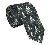 zerosevenee Cravate amusante pour homme Motif sapin de Noël, Comme indiqué sur la photo, taille unique